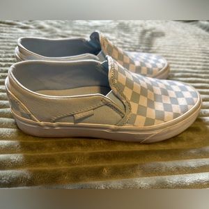 Vans Checkered Slip Ons Women’s Size 7